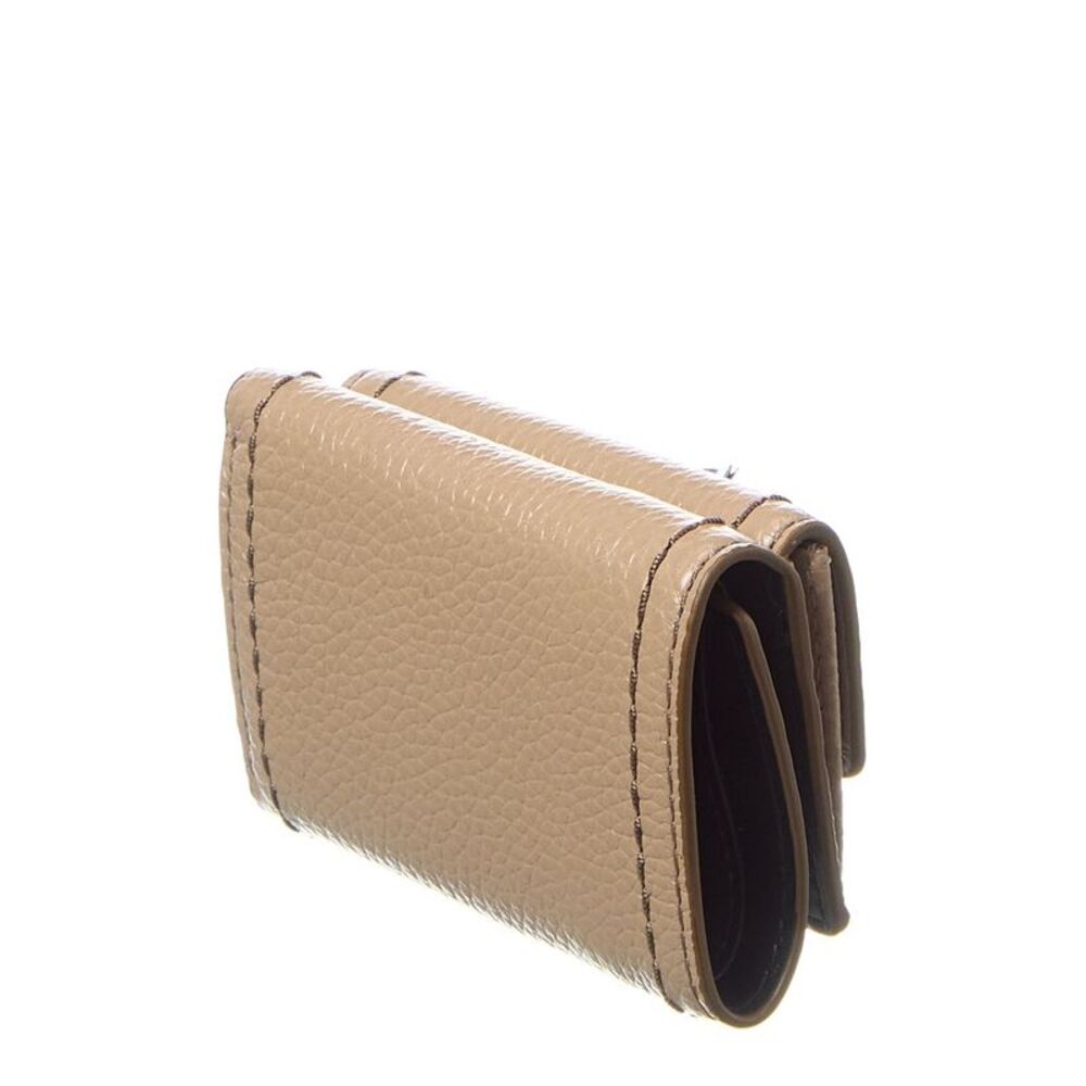 Marc Jacobs Mini Leather Trifold Wallet, Grey - Picture 2 of 3